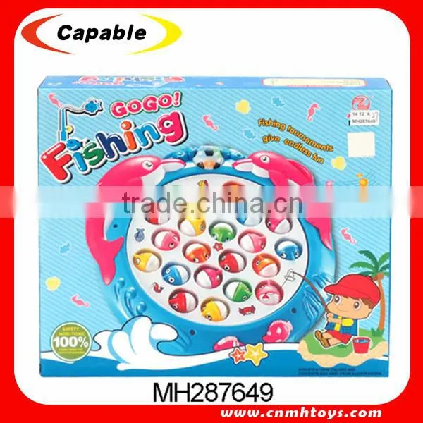 Small Electric Toy Play Toy Kid Fishing Game