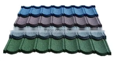 Aluminum Zinc 0.4mm Stone Coated Metal Roofing Tile With Kenya Standard photo-4