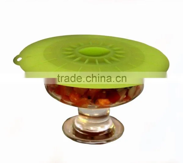 Large Size Reusable Silicone Suction Lids for Bowl photo-2
