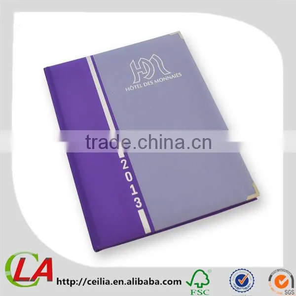 Grey Board + C2S Art Paper Lock Line Binding Hard Cover Book photo-4