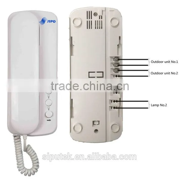 2014 Hot Sale Audio Door Phone Intercom System With Internal Power Supply photo-2