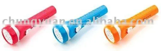 9 LED bulbs plastic led torch LED-8454