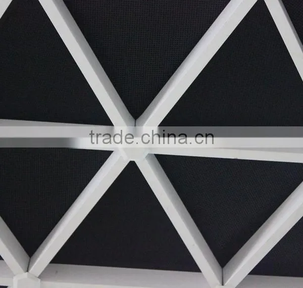High Strength Suspended Cell Ceiling Aluminum Triangle Open Grid Ceiling photo-2