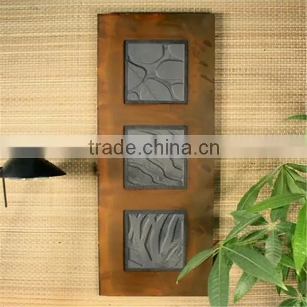 Eco-friendly Designed Carved Slate Wall Decoration Mural Artist photo-2