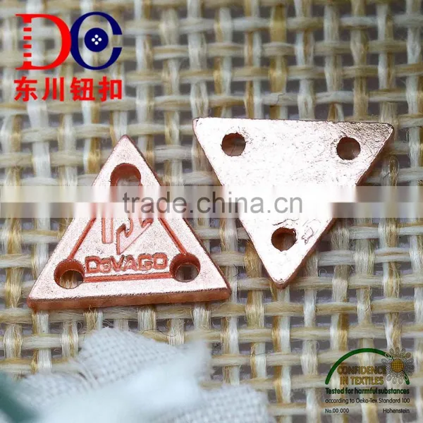 Custom Brand Logo Label Tag Nickel Plate Metal Plate for Garment photo-6