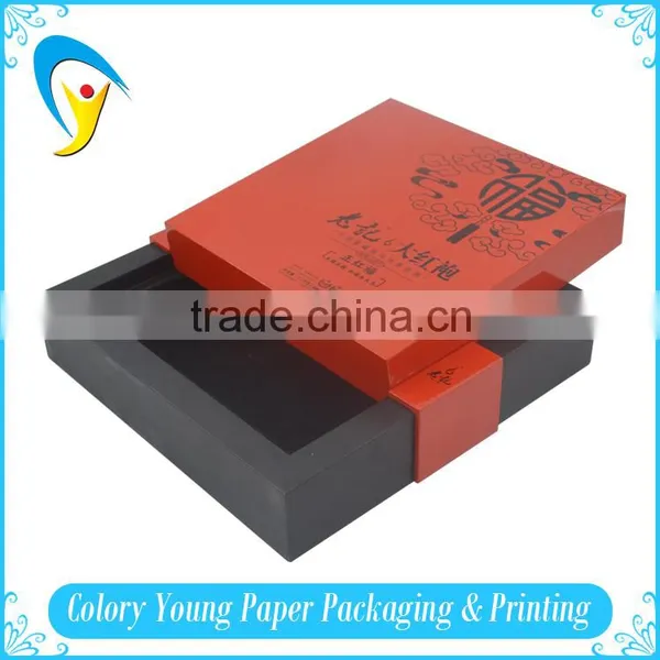 Custom Silk-screen Printing Gift Chinese Tea Storage Wood Box photo-3