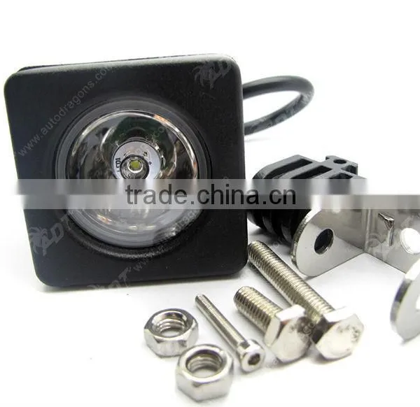 Square 10W CR EE LED WORK LIGHT BAR SPOT BEAM DRIVING LIGHT photo-2