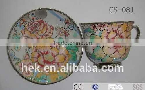 Ceramic Material and Eco-friendly Bulk China Tea Cup and Saucer photo-3