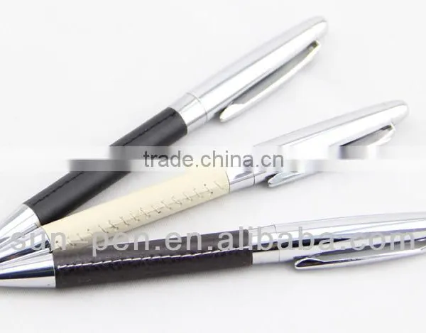 Exclusive Ballpoint Pens Leather Paint Pens photo-3