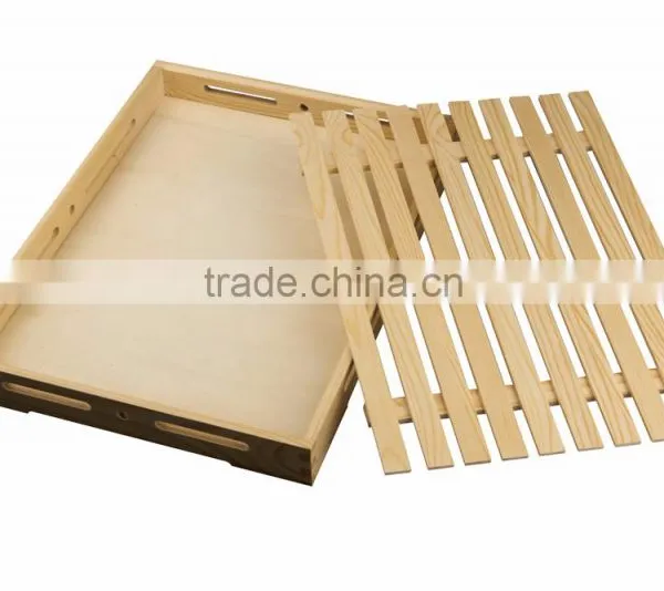 Bread Plate Household Wood Organizer Trays for Gift photo-2