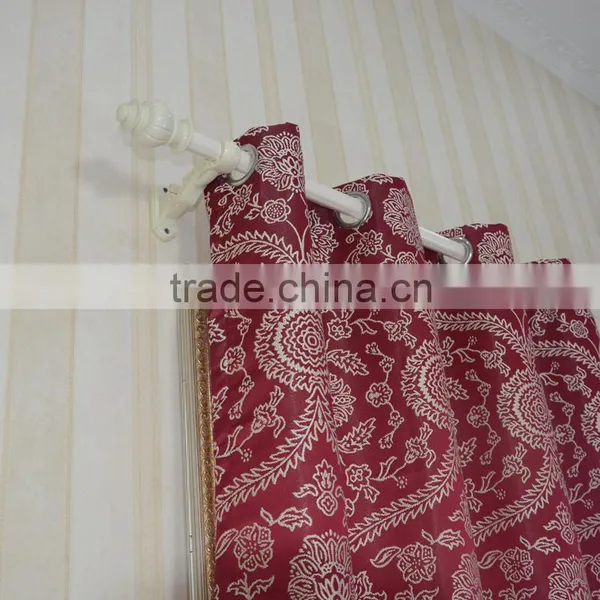New Arrival 100% Polyester Embroidery Window Curtain Fabric photo-6
