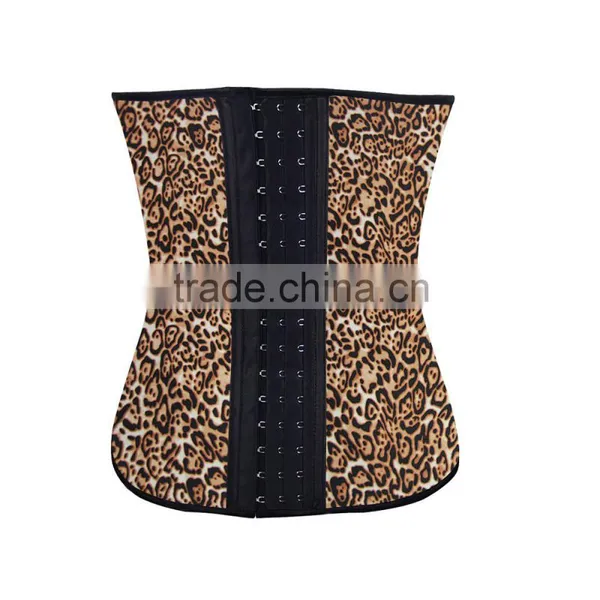 2015 Best Sell Skull Pattern 9 Steel Bones Latex Waist Trainer photo-4