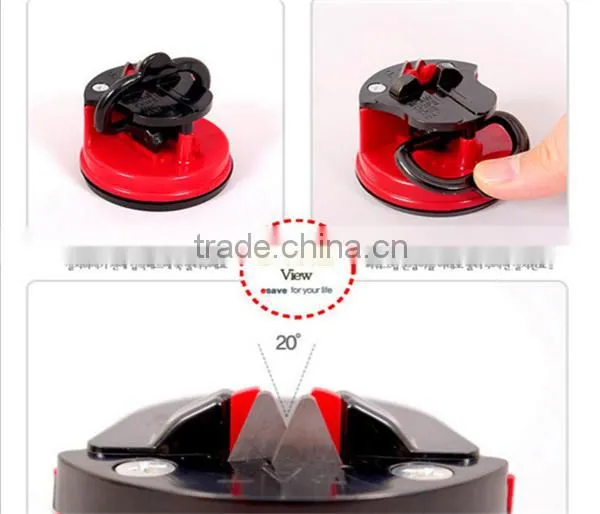 Korean Super Sucker Tungsten Steel Sharpener Home Kitchen Tungsten Steel Knife Sharpener With a Sucker photo-2