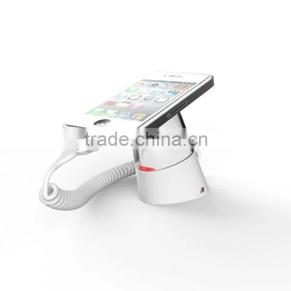 Acrylic Anti Theft Mobile Phone Display Holder With Charging