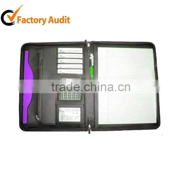 Cool Design PU A4 Portfolio Folder