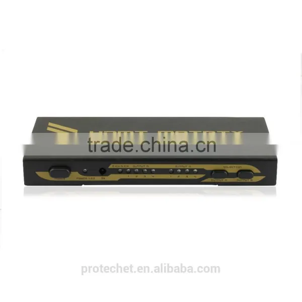 1080P HDMI Matrix 4X2 HDMI Matrix Switch 4 In 2 Out photo-2
