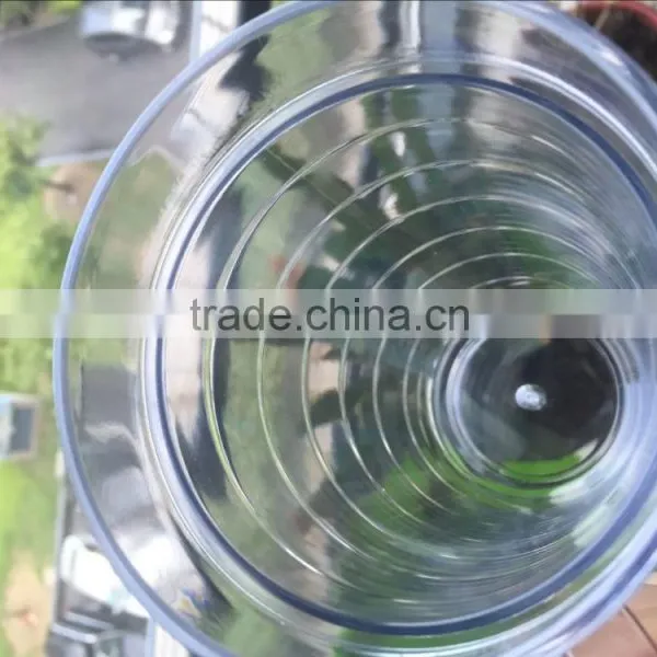 USA Best Seller Transparent 500ml BPA Free Plastic Double Wall With 20oz Tumbler Lid photo-3