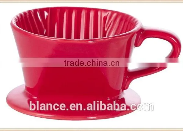 V Shape Ceramic Material Coffee Dripper With Customized Logo photo-2