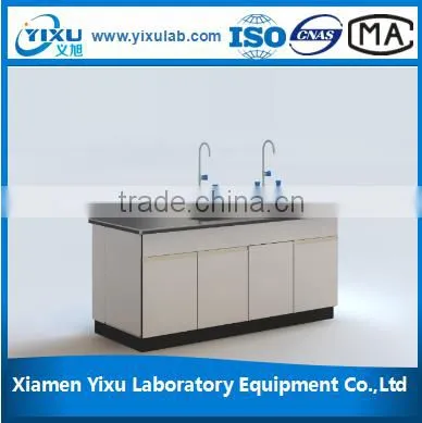 Laboratory Wood and Steel Bench photo-3
