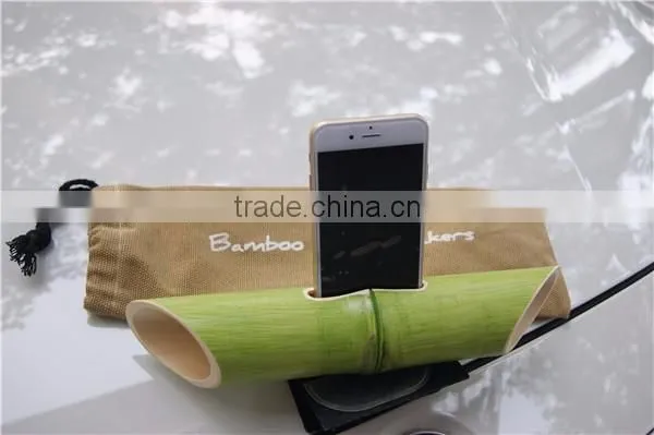 China Wholesale Bamboo Mobile Phone Speaker photo-2