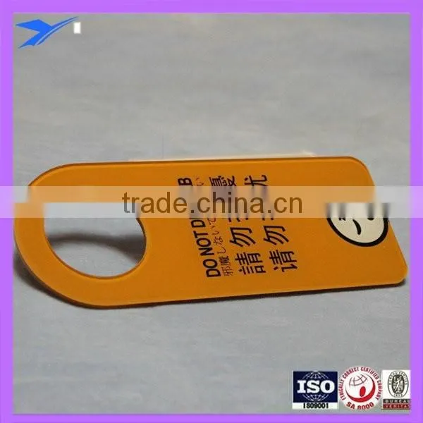 Special Engraved Hanging Acrylic Plastic Door Sign Holder for Hotel/restaurant photo-5