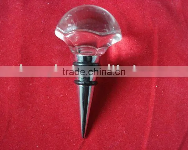 Cheap Handmade Crystal Wine Stopper For Wedding Gift Return Gift Crystal Bottle Stopper