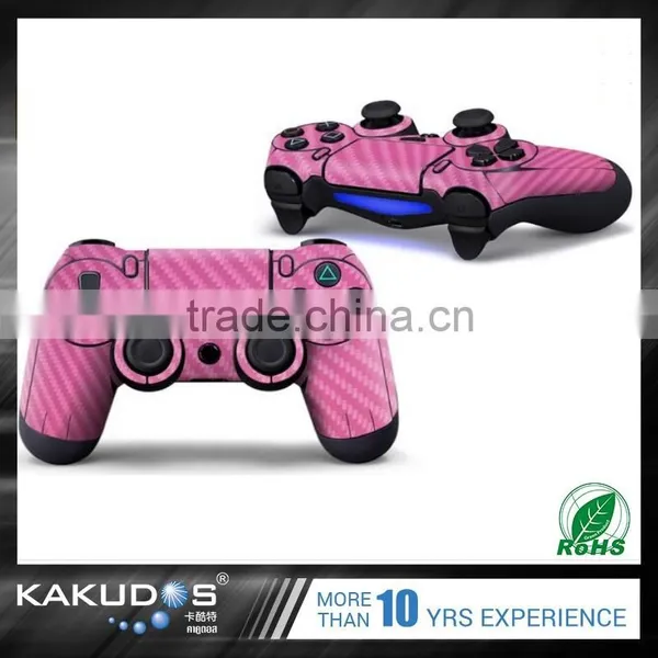 Hot Selling ! Vinyle Carbon Fiber Skin Sticker for PS4 Controller photo-4
