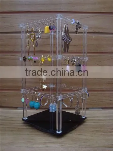 Clear Customized Acrylic Jewelry Display Stand / Shelf photo-3