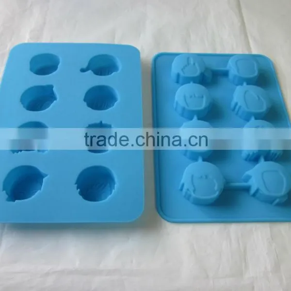 8 Hole Cartoon Shaped Silicone Chocolate Mold photo-2