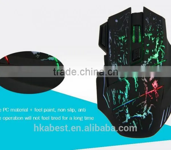 LED Lighting DPI 3D 7 Buttons Computer Notebook Gaming USB Wire Game Mouse photo-2