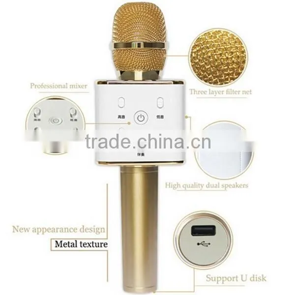 KTV Bluetooth Microphone Wireless K068 q7 Mini Karaoke Player photo-4