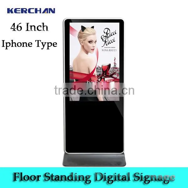 Cheap Goods From China Standalone Floor Free Standing Large 46 Inch Samsung Screen Led Lcd Display Panel