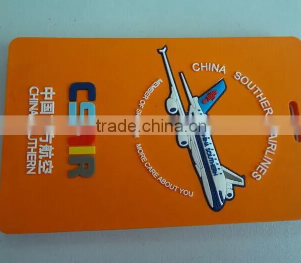 Personalized National Flag Soft Pvc Travel for Travel/airline Travel Luggage Tag photo-3