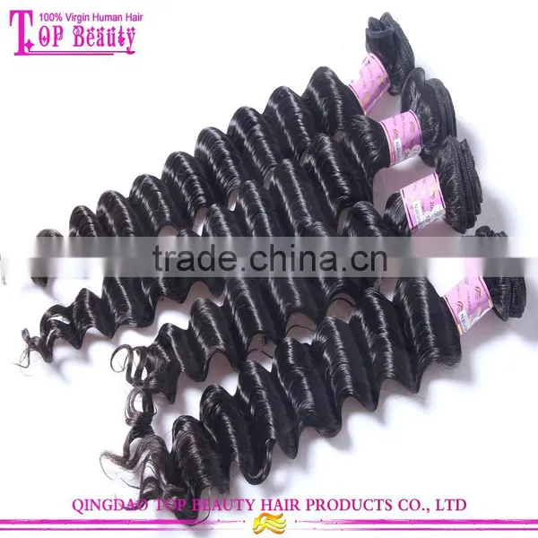 2016 Fashion Style Factory Price 10a Brazilian Virgin Hair Deep Wave photo-3