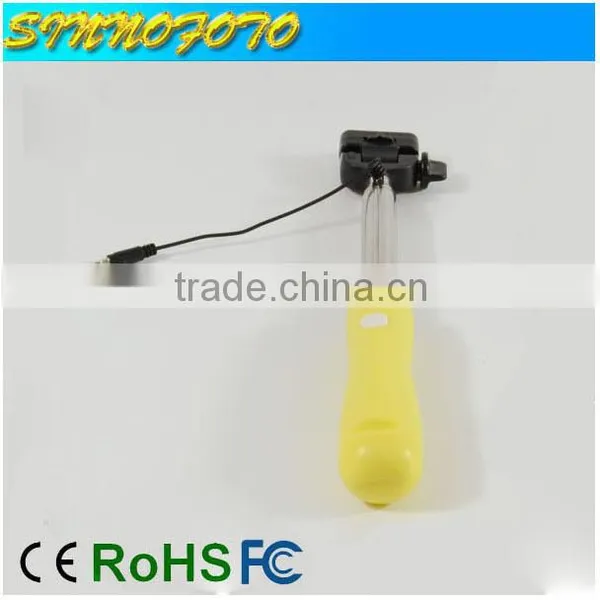 Inovative Special Wired New Fashionable 2015 Newest Selftimer Selfie Stick