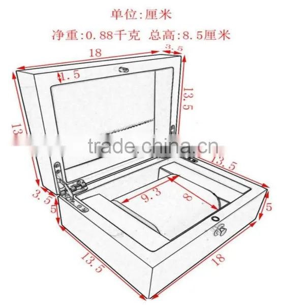 2016 New Design Large Men Wood Watch Gift Box for Top Sale photo-6