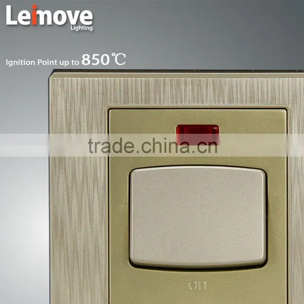 Wholesale 1gang 1way Gold Switch photo-2