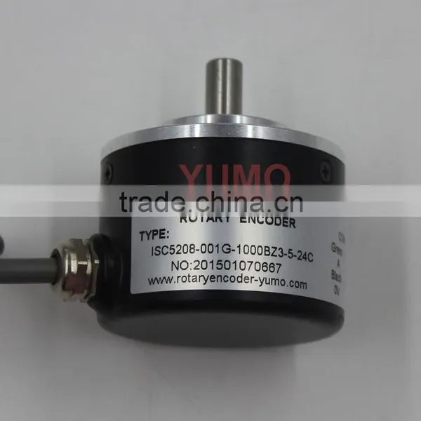 ISC5208 1000 Phase CNC System Machine Solid Shaft Encoder Optical Price Incremental Rotary Encoder photo-4
