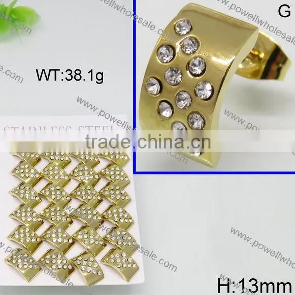Latest Hot Golden Stud Earring Designs for Women photo-2