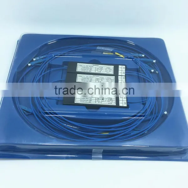 LC SM Connector 1*2 FBT Splitter With Blue Cable photo-3
