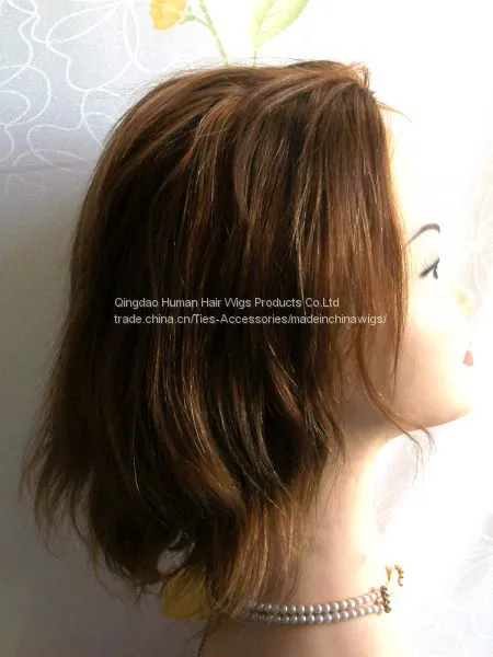 Short Wave Full Lace 100% Indian Remy Hair Wigs