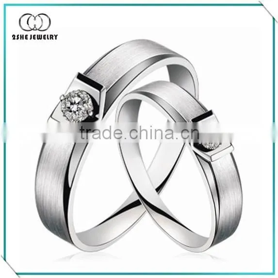 Classic 925 Silver Rings for Couple