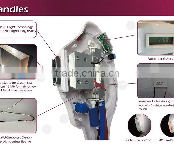 Vertical Type 3 in 1 Alexandrite Laser Best Shr Ipl Machine Hair Removal for Skin Rejuvenation photo-3