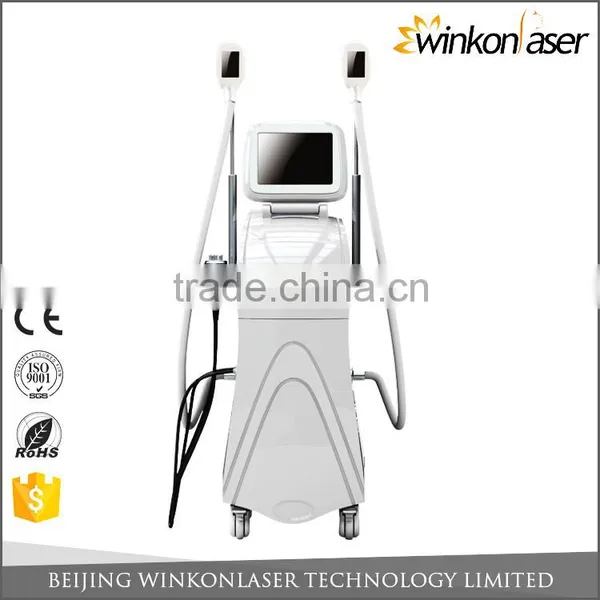 2017 Hottest Wholesale Cryo + Cavitation + RF Technologies Vertical Cooltech Fat Freezing Machine photo-3