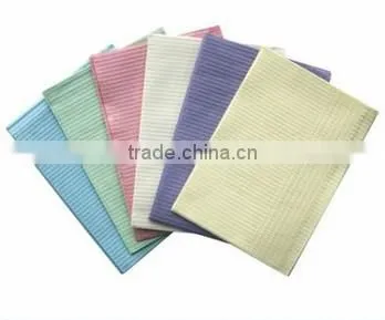 Professional Dental Bibs PKT Of 500PCS 3 Ply,45cm x 33cm DISPOSABLE DENTAL BIBS