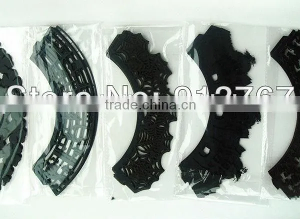 Laser Cut Hollow Out Pearl Party Greaseproof Paper Lace Paper Wedding Gift Cupcake Wrappers photo-3