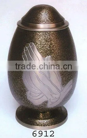 Brass Cremation Urn, Metal Urn, Funeral Urn