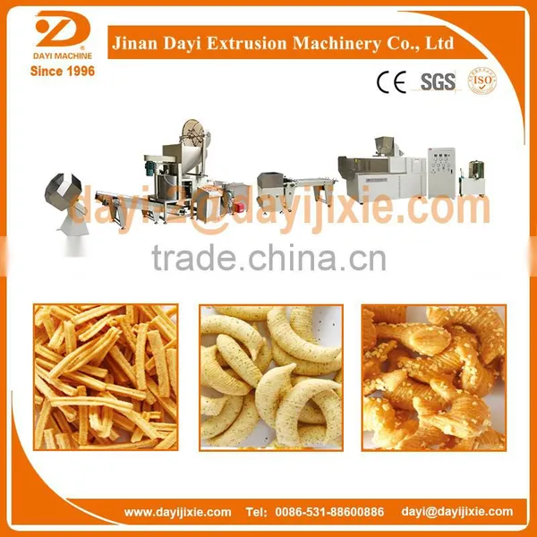 Fried Wheat Flour Snack Food Extruder Machine Process Line From Jinan Dayi photo-3