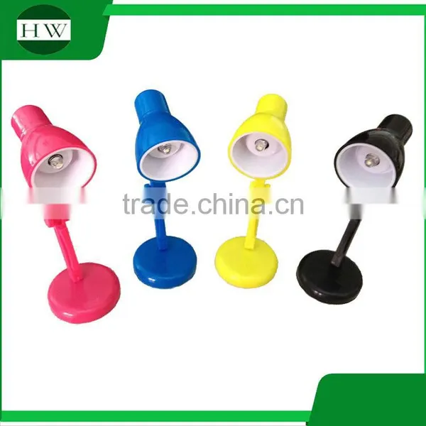 Mini Plastic Foldable Collapsible Folding Telescopic Led Reading Desk Table Night Lamp Light photo-2
