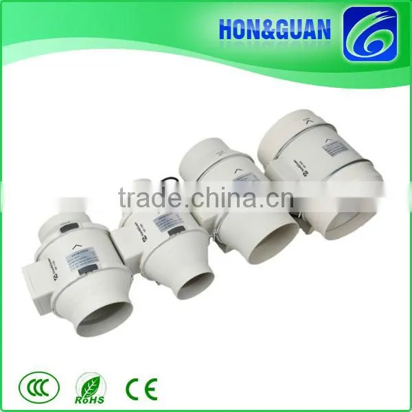 Hon&Guan 8Inch 840CMH Airflow Mixed Flow Inline Duct Fan for Basement photo-6